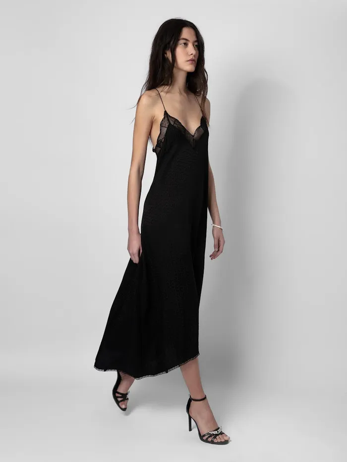 Women Zadig and Voltaire Dresses and Skirts Risty Jac ZV Silk Dress Black Women Zadig and Voltaire Dresses and Skirts Risty Jac ZV Silk Dress Black