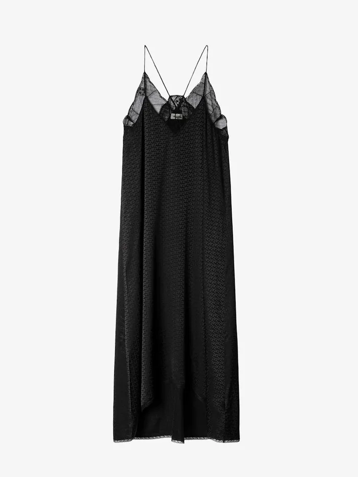 Women Zadig and Voltaire Dresses and Skirts Risty Jac ZV Silk Dress Black Women Zadig and Voltaire Dresses and Skirts Risty Jac ZV Silk Dress Black