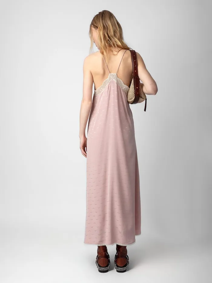 Women Zadig and Voltaire Dresses and Skirts Risty Silk Jacquard Dress Primrose