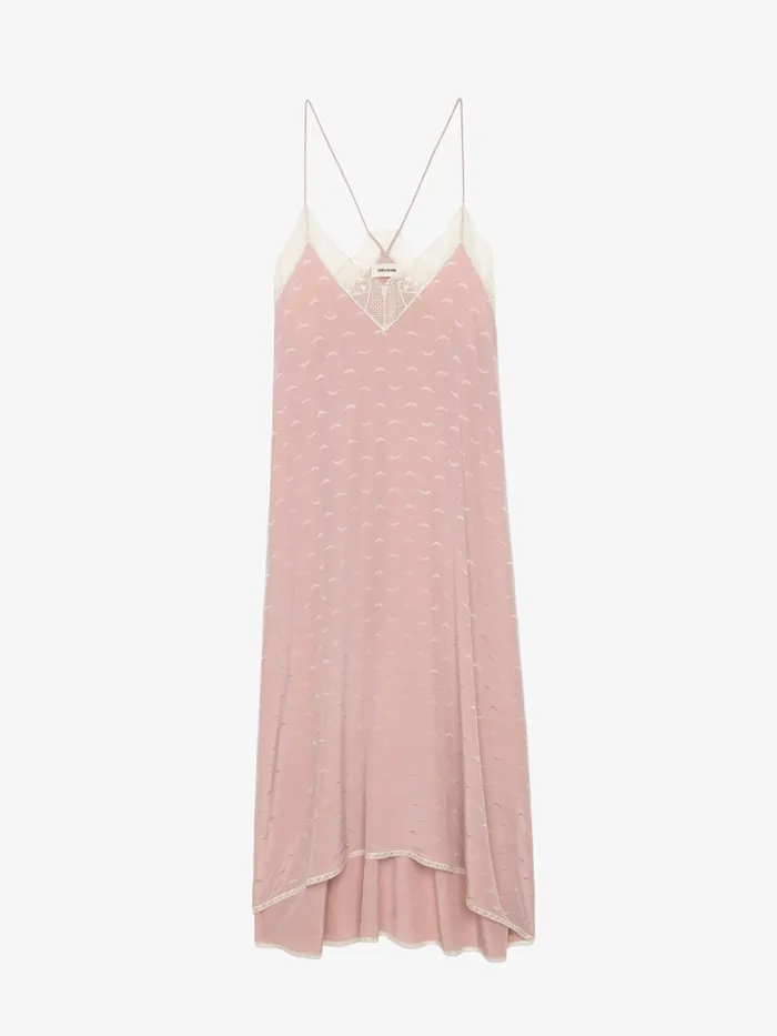 Women Zadig and Voltaire Dresses and Skirts Risty Silk Jacquard Dress Primrose