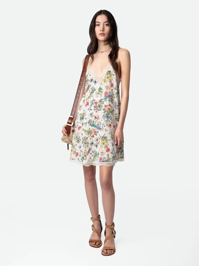 Women Zadig and Voltaire Dresses and Skirts Ristyz Silk Dress Vanille