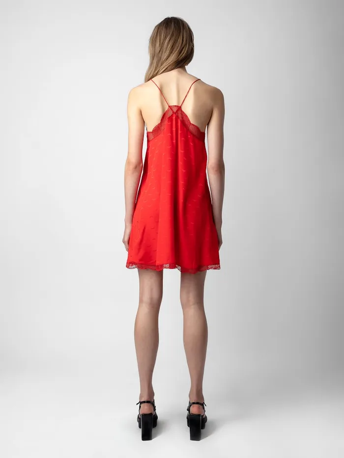 Women Zadig and Voltaire Dresses and Skirts Ristyz Silk Jacquard Dress Japon