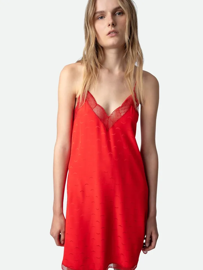 Women Zadig and Voltaire Dresses and Skirts Ristyz Silk Jacquard Dress Japon