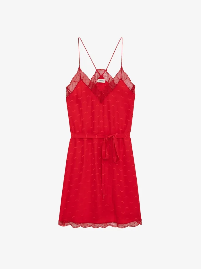 Women Zadig and Voltaire Dresses and Skirts Ristyz Silk Jacquard Dress Japon