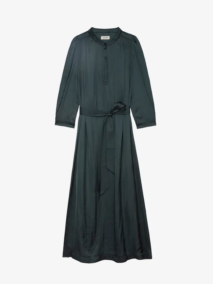 Women Zadig and Voltaire Dresses and Skirts Ritchil Satin Dress Nori
