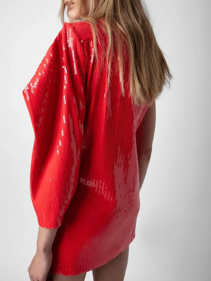Women Zadig and Voltaire Dresses and Skirts Roely Sequin Dress Japon