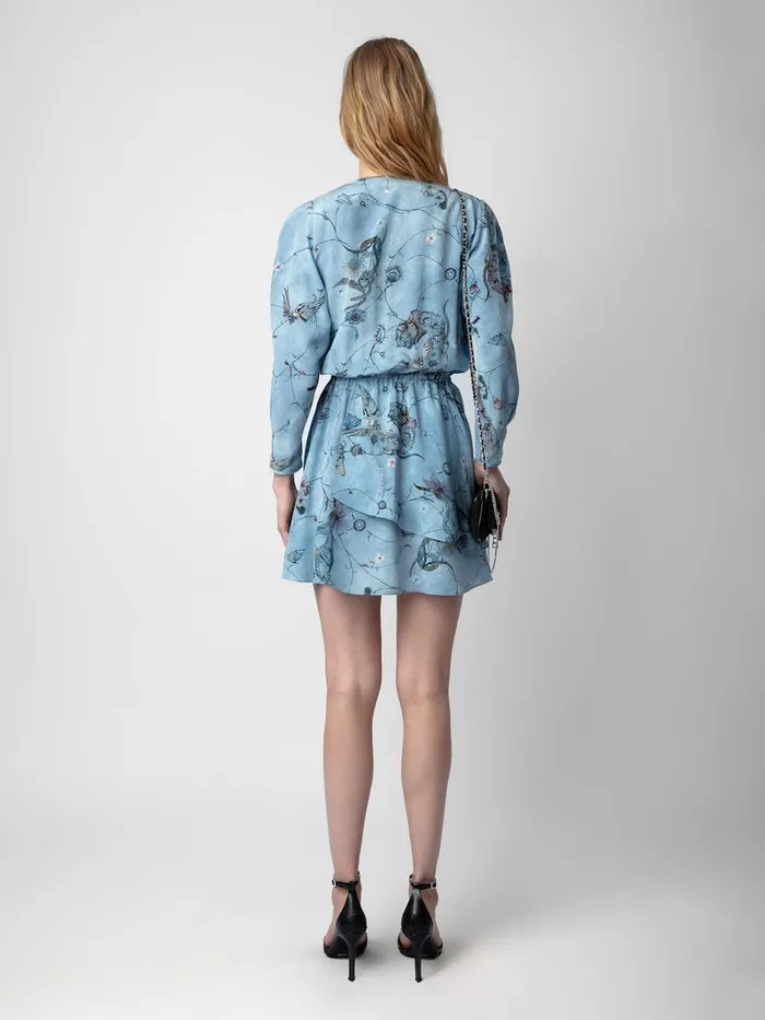 Women Zadig and Voltaire Dresses and Skirts Rogers Silk Dress Glacier