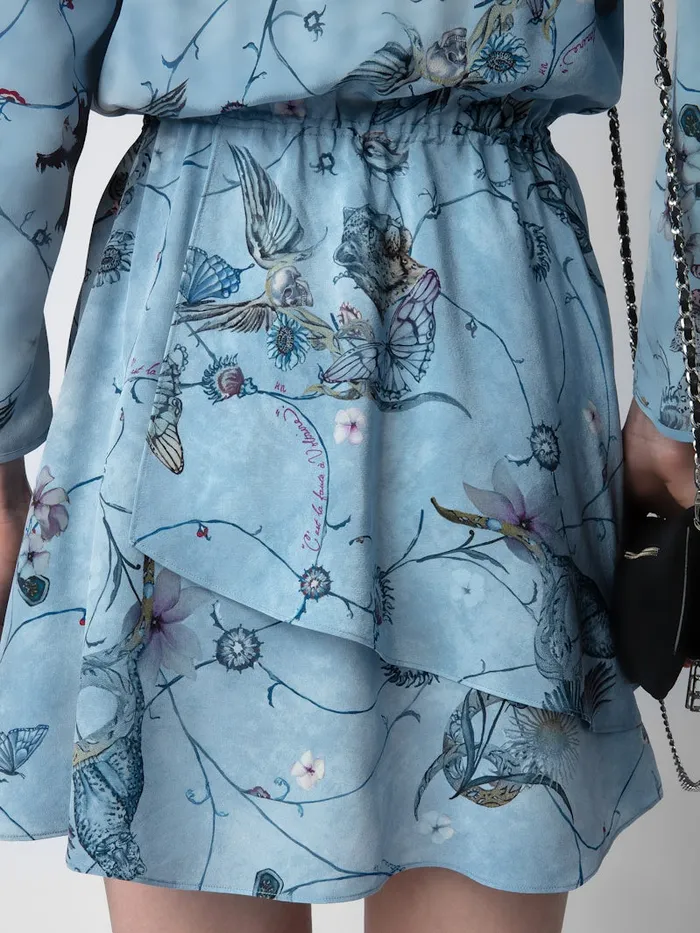 Women Zadig and Voltaire Dresses and Skirts Rogers Silk Dress Glacier