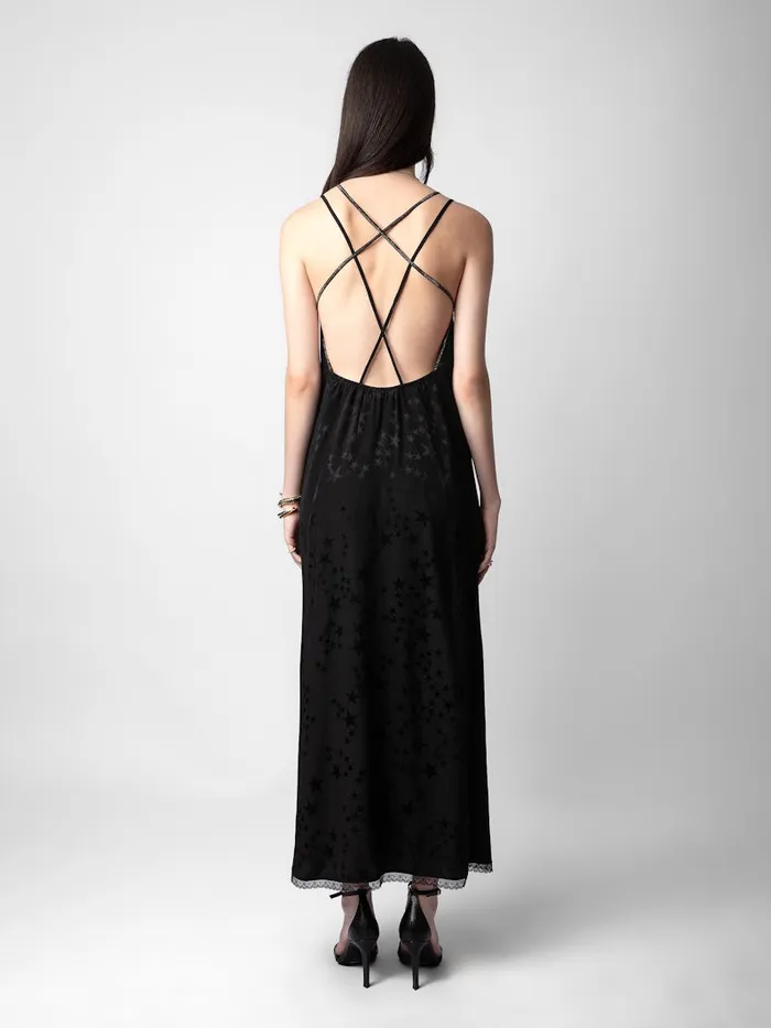 Women Zadig and Voltaire Dresses and Skirts Rohal Silk Jacquard Dress Black