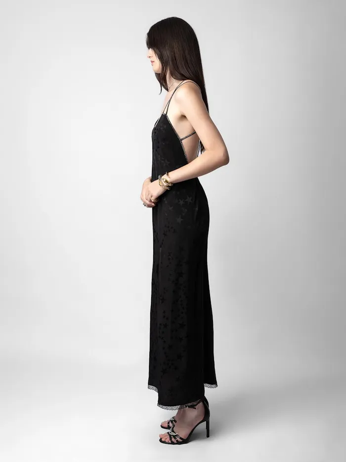 Women Zadig and Voltaire Dresses and Skirts Rohal Silk Jacquard Dress Black