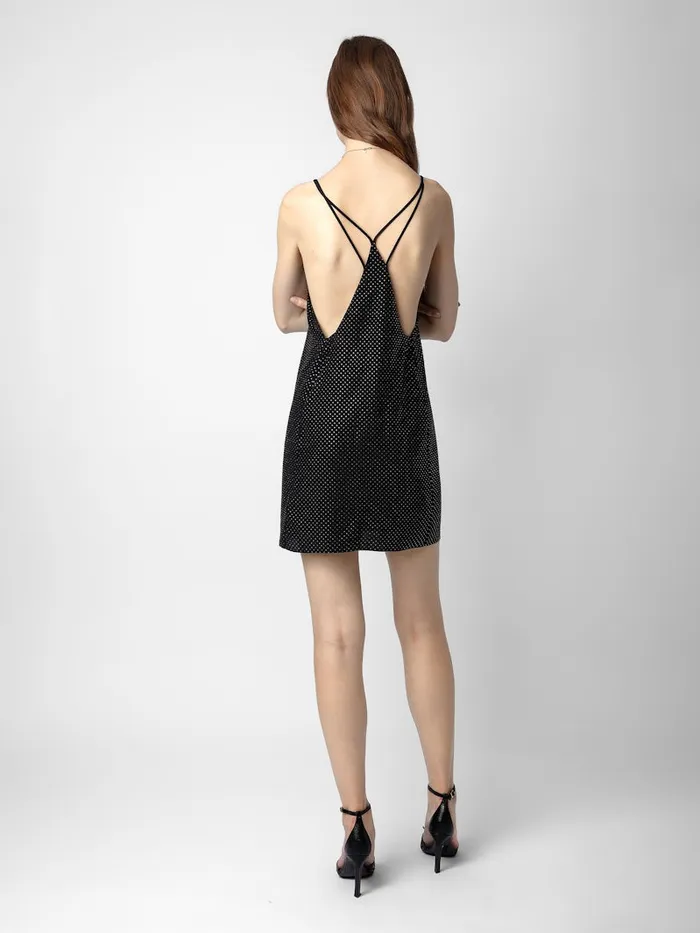Women Zadig and Voltaire Dresses and Skirts Rohana Diamant Silk Dress Black