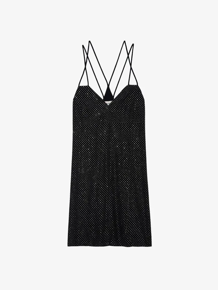Women Zadig and Voltaire Dresses and Skirts Rohana Diamant Silk Dress Black