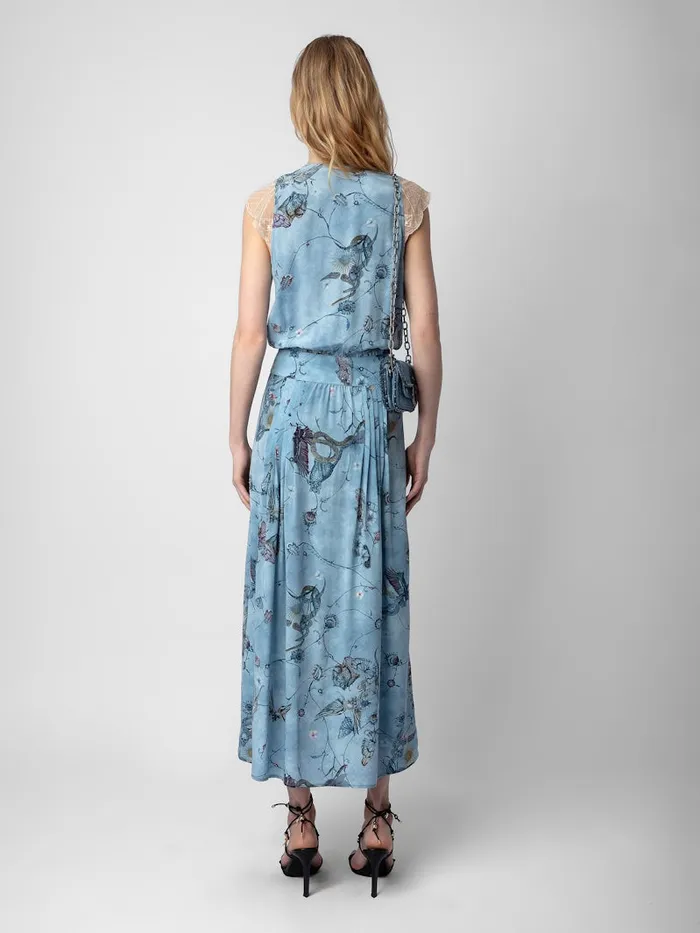 Women Zadig and Voltaire Dresses and Skirts Rolanys Silk Dress Glacier