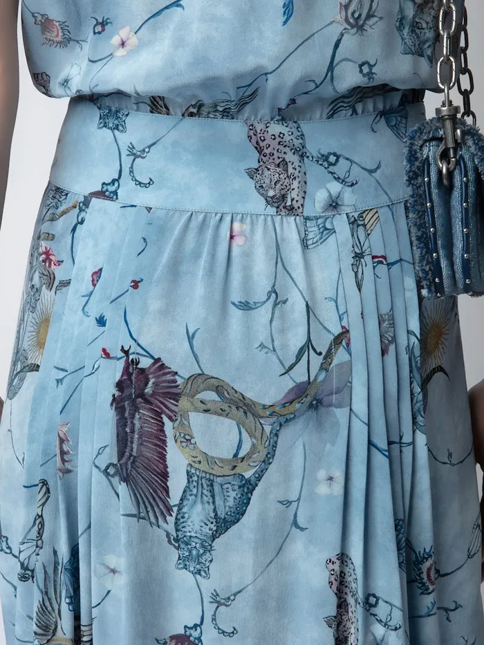 Women Zadig and Voltaire Dresses and Skirts Rolanys Silk Dress Glacier