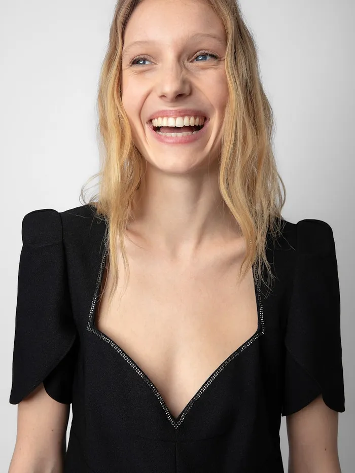 Women Zadig and Voltaire Dresses and Skirts Roxelle Diamant Dress Black