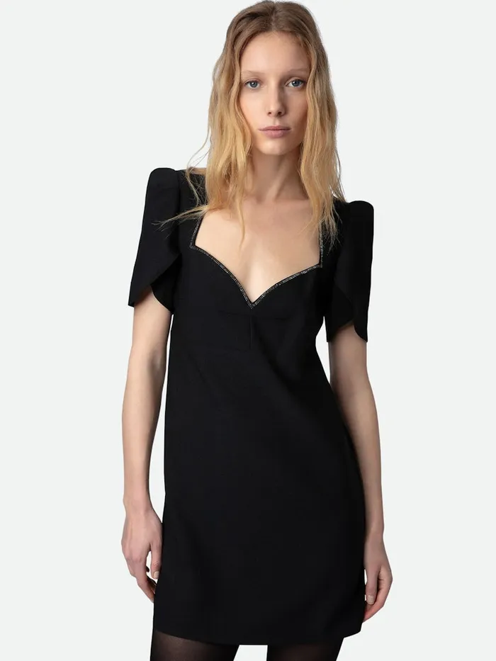 Women Zadig and Voltaire Dresses and Skirts Roxelle Diamant Dress Black