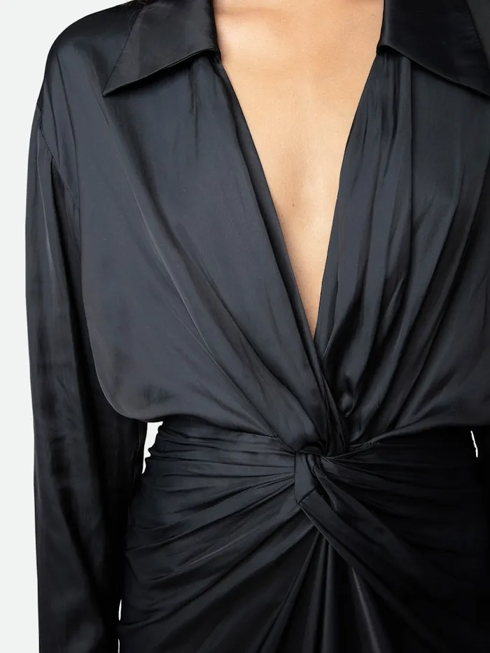 Women Zadig and Voltaire Dresses and Skirts Rozo Satin Dress Black
