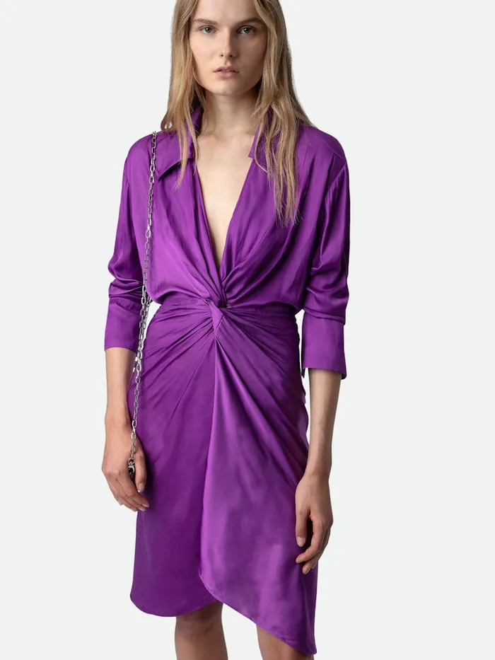 Women Zadig and Voltaire Dresses and Skirts Rozo Satin Dress Goa