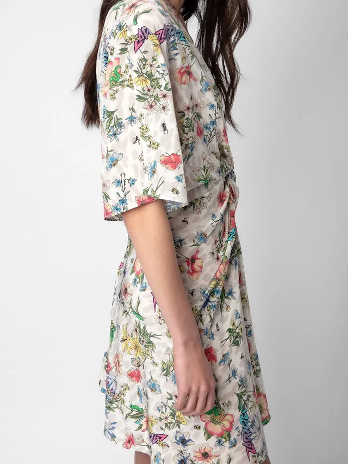 Women Zadig and Voltaire Dresses and Skirts Rozom Silk Dress Vanille