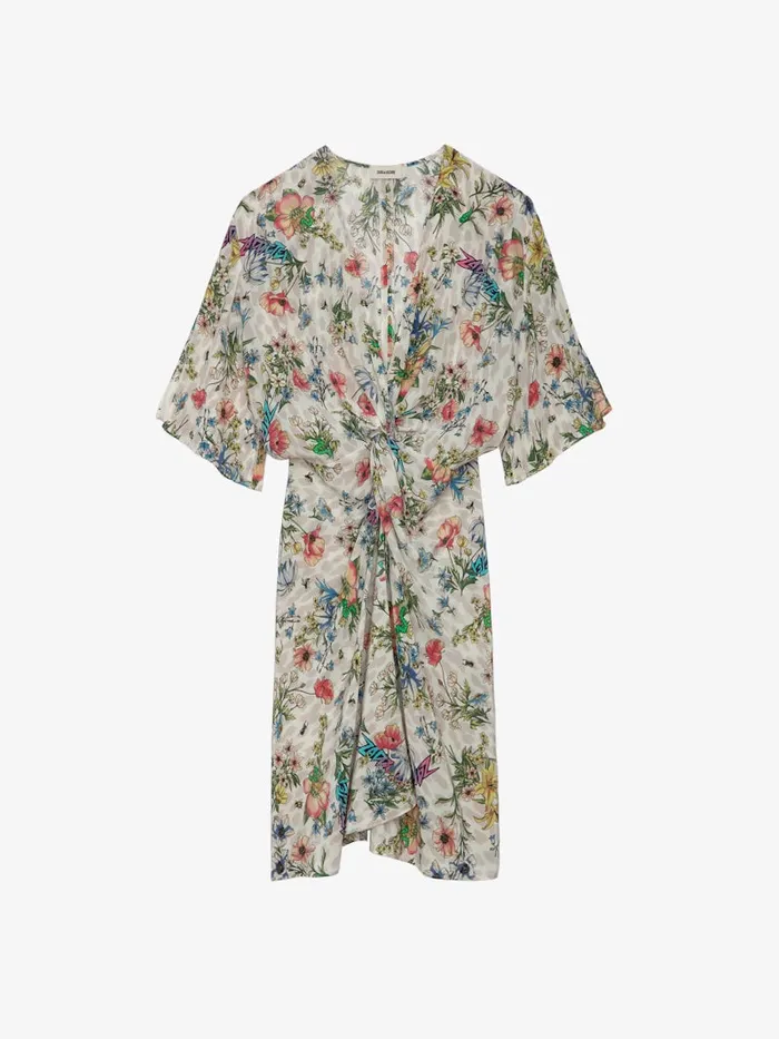 Women Zadig and Voltaire Dresses and Skirts Rozom Silk Dress Vanille