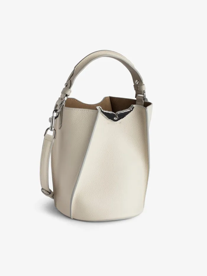 Women Zadig and Voltaire Handbags Borderline Bucket Bag Flash