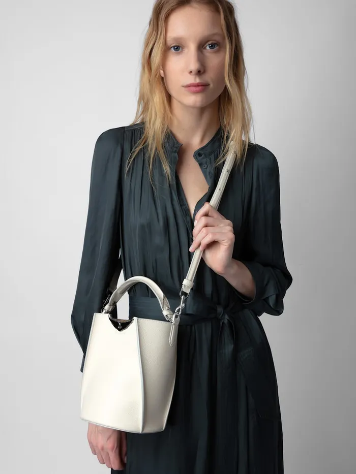 Women Zadig and Voltaire Handbags Borderline Bucket Bag Flash