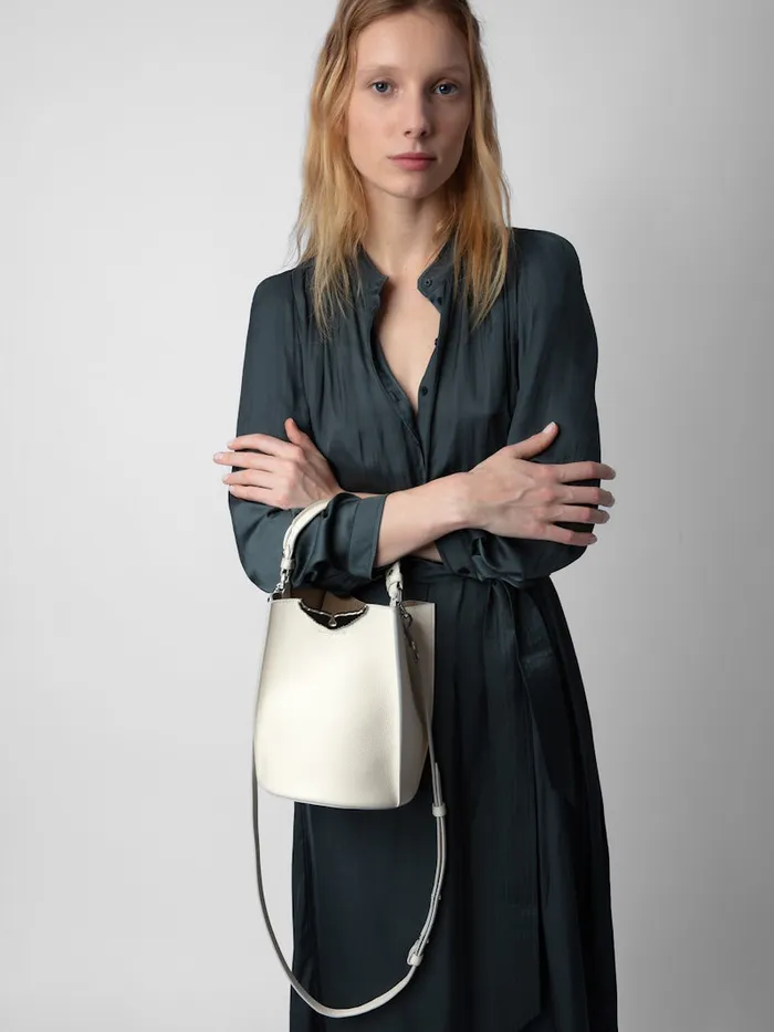 Women Zadig and Voltaire Handbags Borderline Bucket Bag Flash