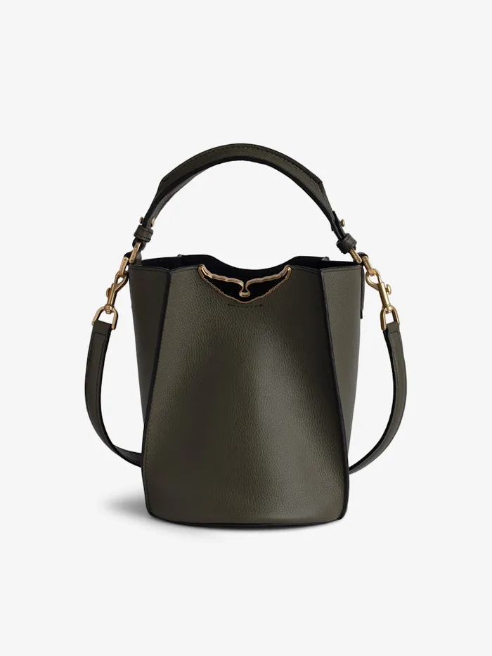 Women Zadig and Voltaire Handbags Borderline Bucket Bag Record