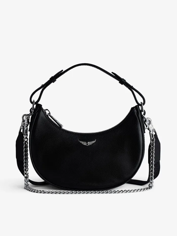 Women Zadig and Voltaire Handbags Moonrock Bag Black