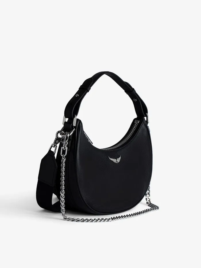Women Zadig and Voltaire Handbags Moonrock Bag Black