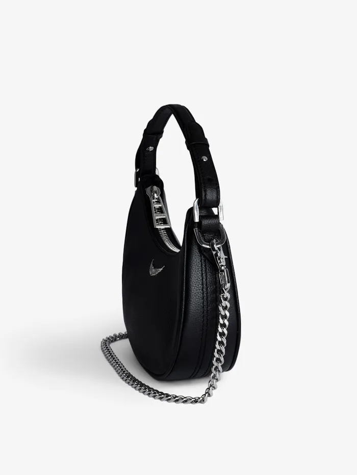 Women Zadig and Voltaire Handbags Moonrock Bag Black