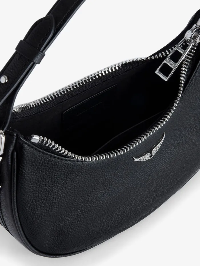 Women Zadig and Voltaire Handbags Moonrock Bag Black