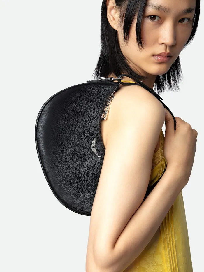 Women Zadig and Voltaire Handbags Moonrock Bag Black