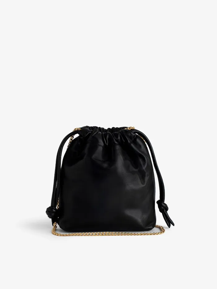 Women Zadig and Voltaire Handbags Rock To Go Lucky Charms Bag Black