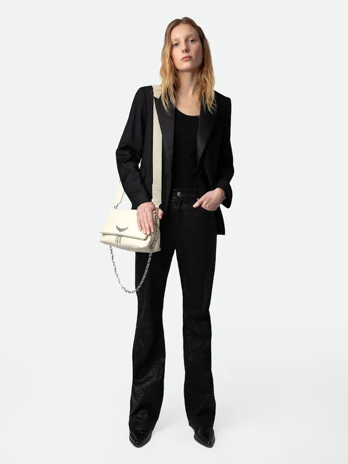 Women Zadig and Voltaire Handbags Swing Your Wings Rocky Bag Flash