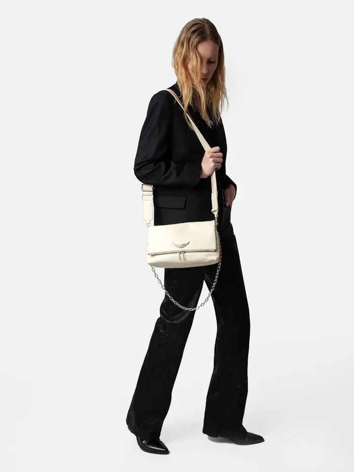 Women Zadig and Voltaire Handbags Swing Your Wings Rocky Bag Flash