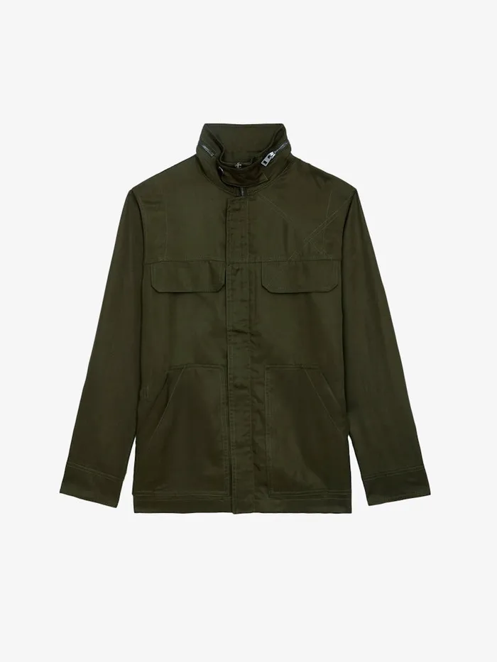Women Zadig and Voltaire Jackets and Coats Kayaka Military Jacket Wakame