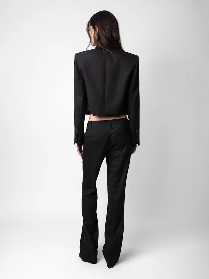 Women Zadig and Voltaire Jackets and Coats Vito Blazer Black