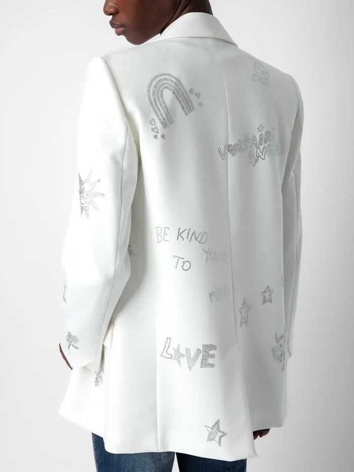 Women Zadig and Voltaire Jackets and Coats Viva Diamant Blazer Judo