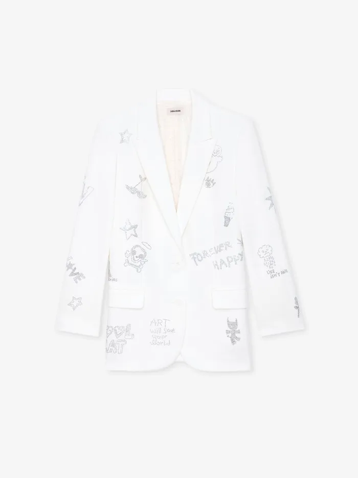 Women Zadig and Voltaire Jackets and Coats Viva Diamant Blazer Judo