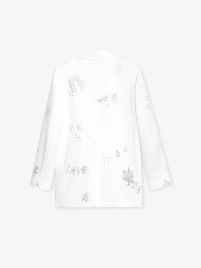 Women Zadig and Voltaire Jackets and Coats Viva Diamant Blazer Judo