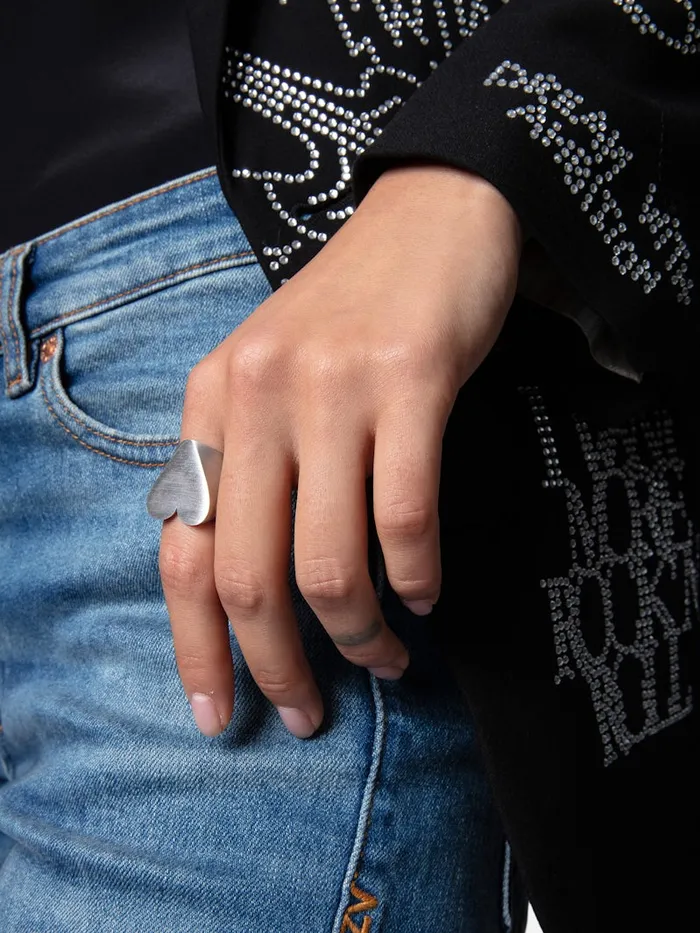 Women Zadig and Voltaire Jewelry Idol Ring Silver