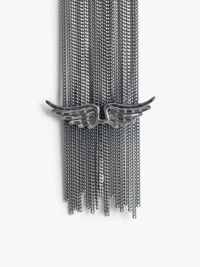 Women Zadig and Voltaire Jewelry Rock Star Bracelet Antic Silver