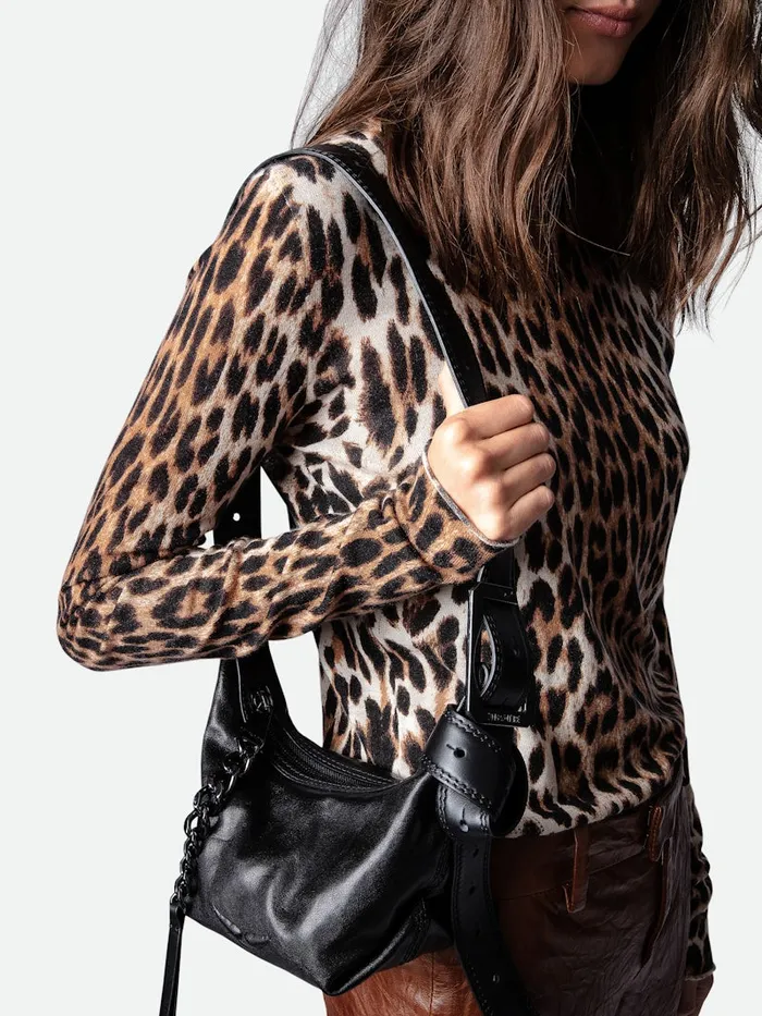 Women Zadig and Voltaire Leather Le Cecilia XS Bag Black
