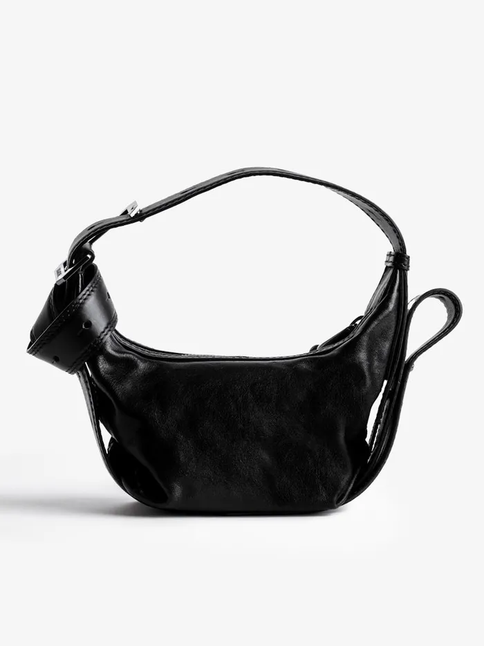 Women Zadig and Voltaire Leather Le Cecilia XS Bag Black
