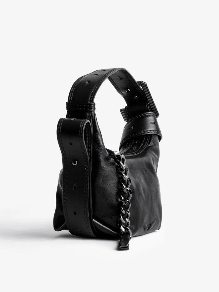 Women Zadig and Voltaire Leather Le Cecilia XS Bag Black