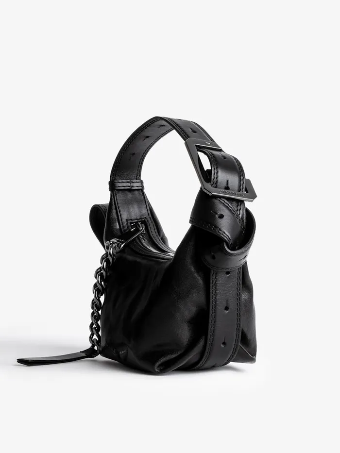 Women Zadig and Voltaire Leather Le Cecilia XS Bag Black