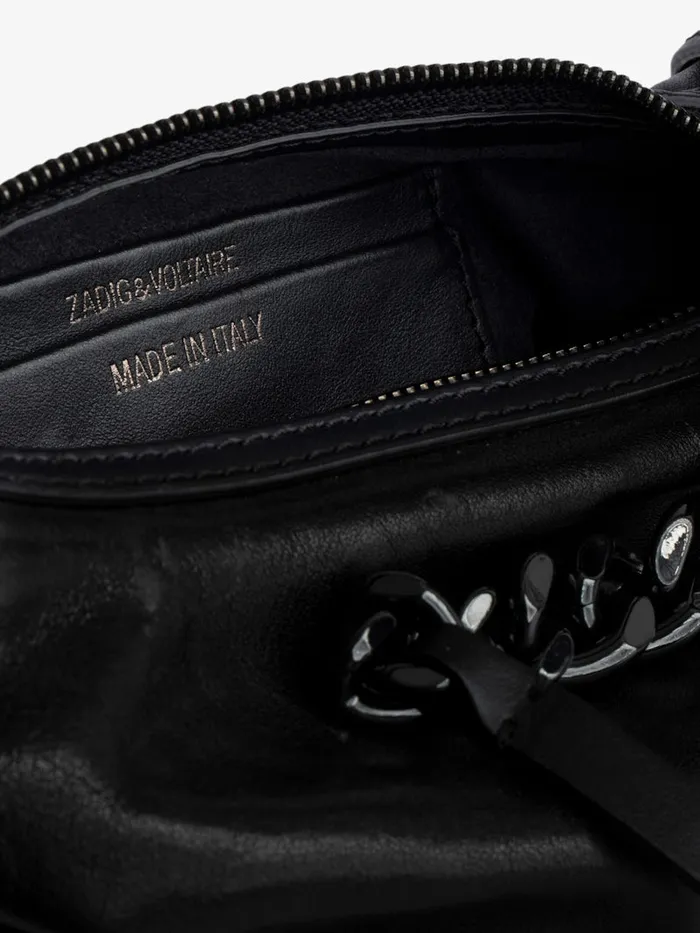 Women Zadig and Voltaire Leather Le Cecilia XS Bag Black