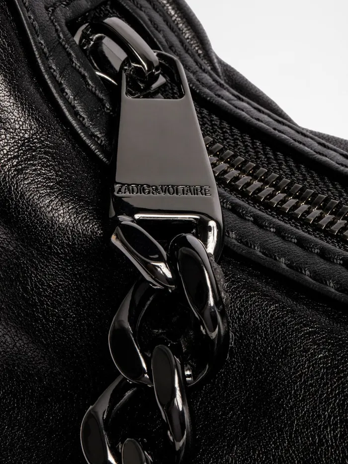 Women Zadig and Voltaire Leather Le Cecilia XS Bag Black