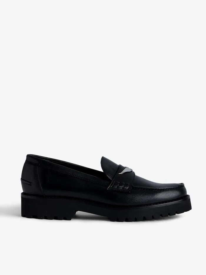 Women Zadig and Voltaire Loafers and Mules Joecassin Loafers Black